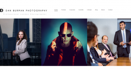 photography web design